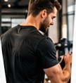 Personal trainer aan het werk